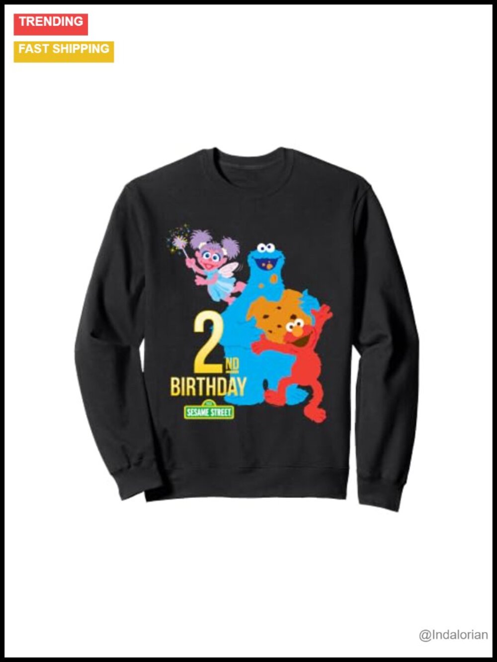 Sesame Street 2nd Birthday Sweatshirt Novelty Pullover